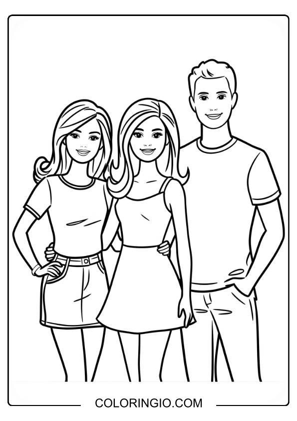 22 Barbie Coloring Pages Free Printable PDF 